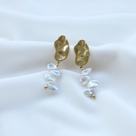 潘洛斯階梯-珍珠階梯耳環